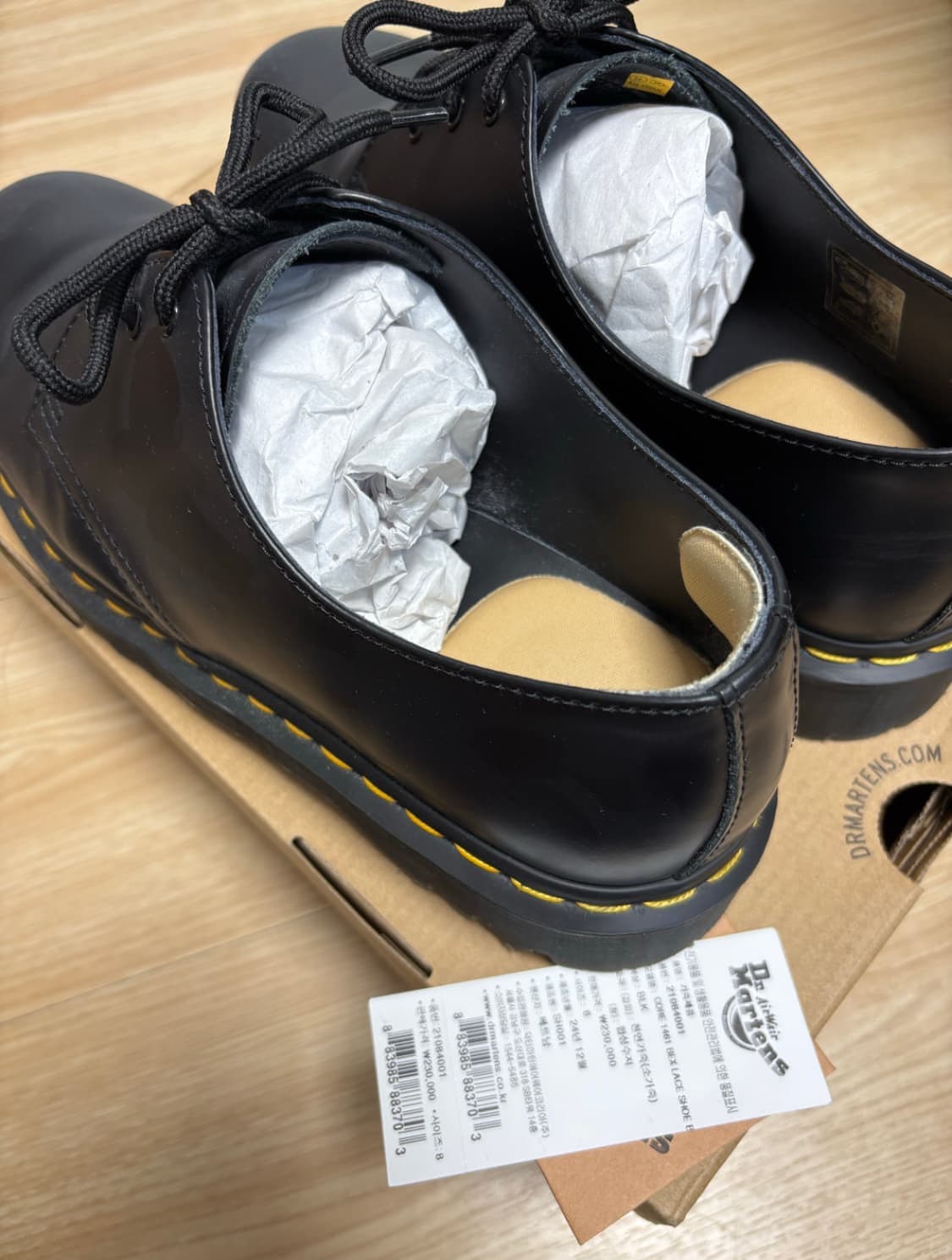 닥터마틴 1461 BEX BLACK 스무스 팝니다 상품이미지2