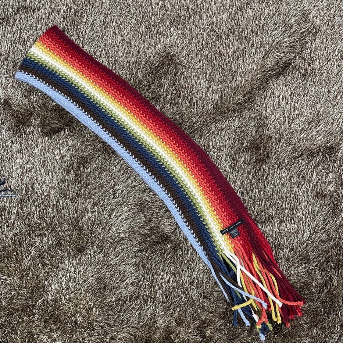 보브 VOV 멀티 스트라이프 니트 머플러 목도리 상품이미지4