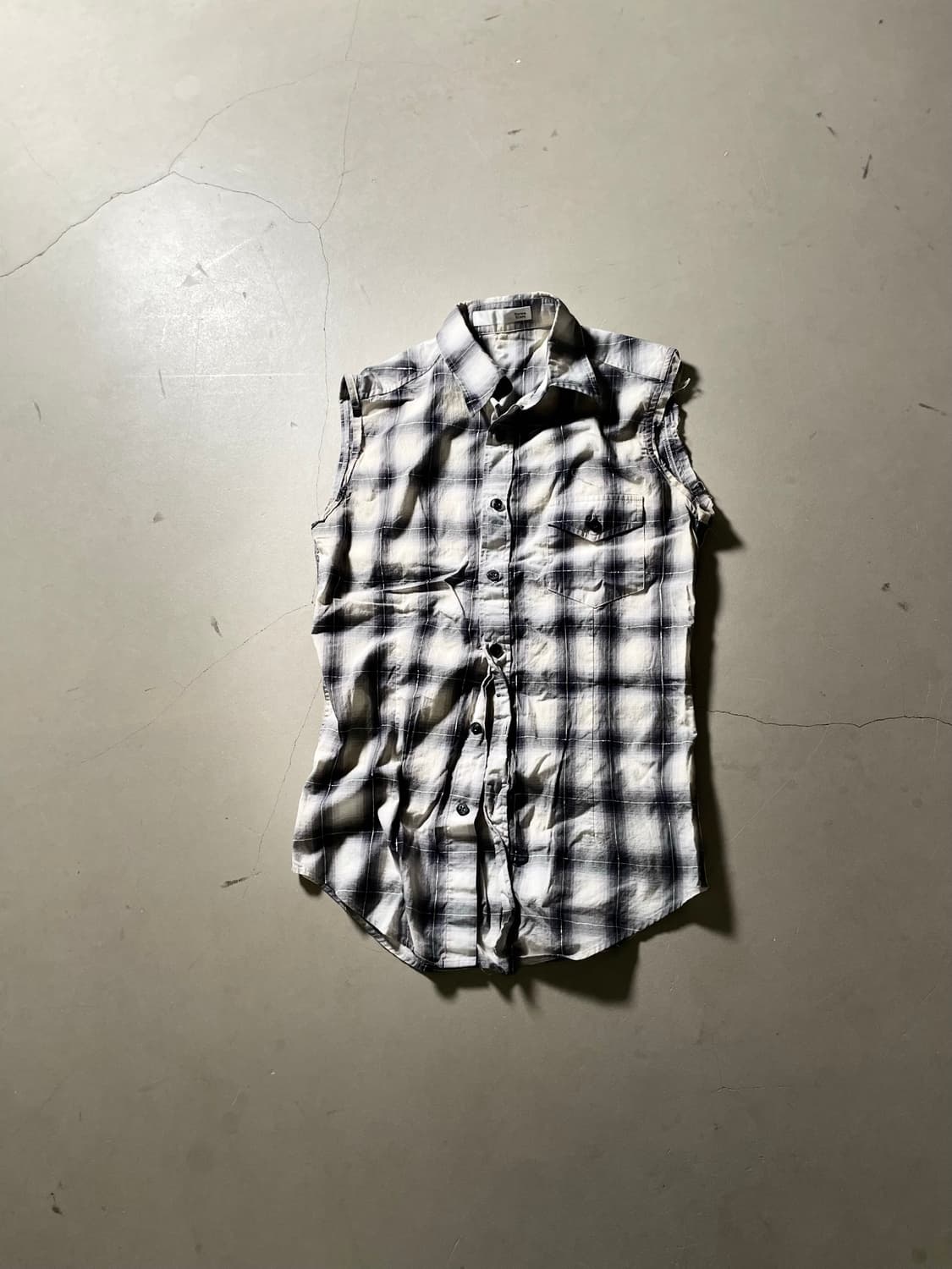 Burma Shave Ombre Check western shirt 상품이미지1