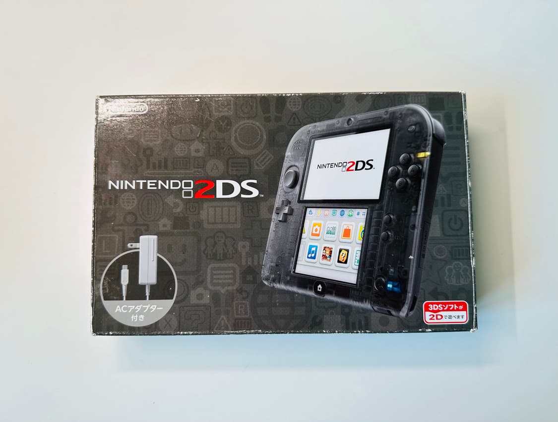 닌텐도 2DS 식빵 클리어 블랙 박스셋 + 구성품들 판매 (3DS) 상품이미지2