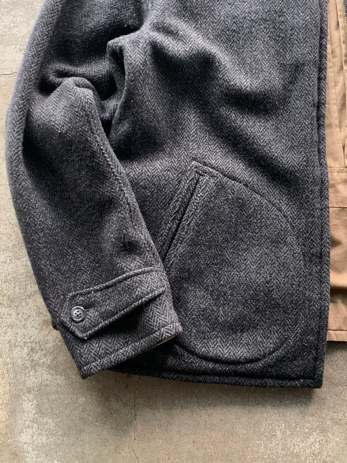 폴로 랄프로렌 울 헤링본 / 코튼 트윌 리버시블 스포츠 자켓 상품이미지5