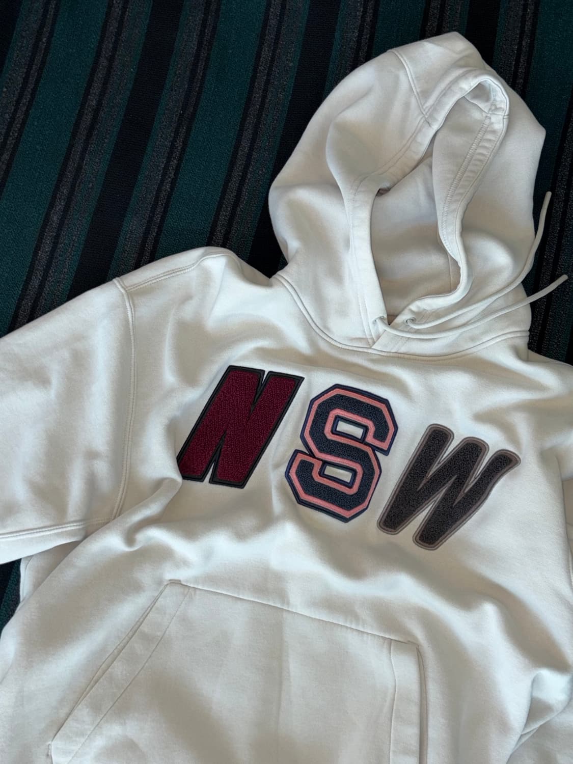 NSW 나이키 스포츠웨어 아이보리 후디 L (103) 상품이미지1