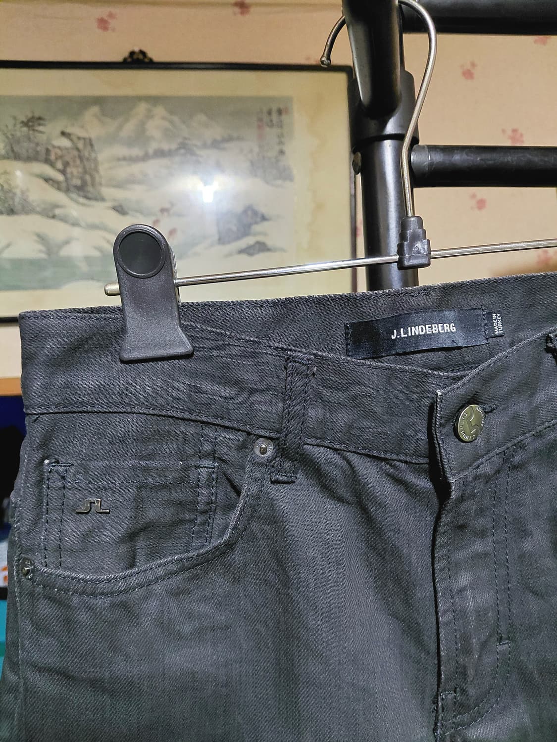 [제이린드버그]슬림핏 워시블랙 데님 청바지 29사이즈 상품이미지5