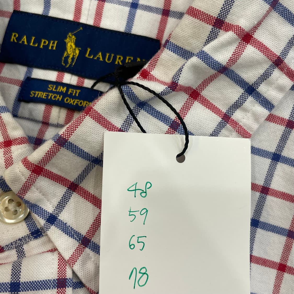 (XL) POLO 폴로 랄프로렌 체크 셔츠 슬림핏 상품이미지10