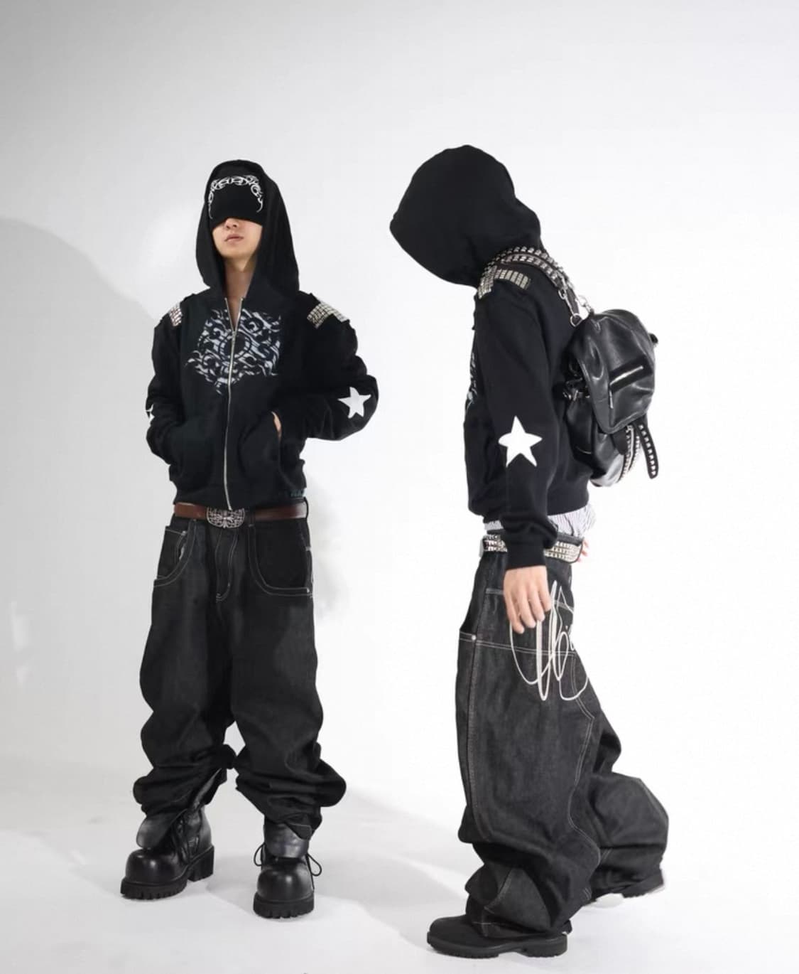 스터드 후드집업 상품이미지4