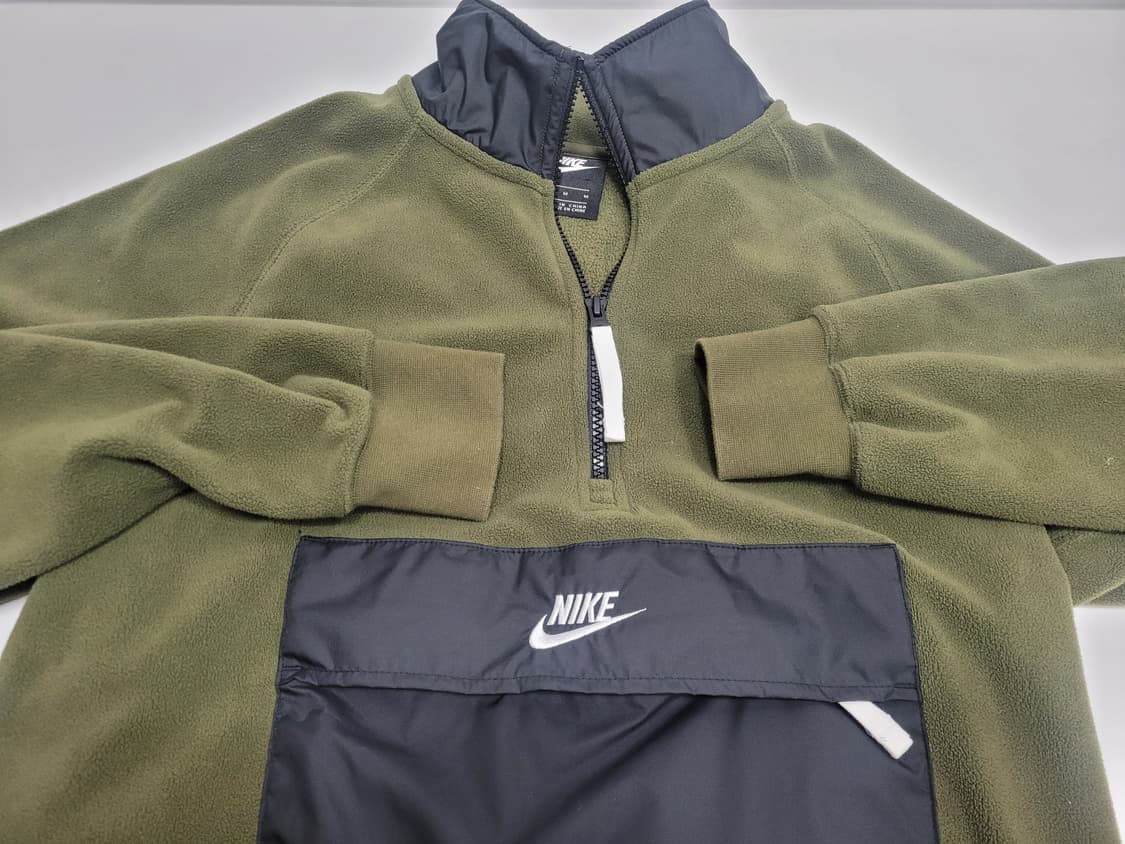 NIKE 나이키 플리스 하프집업 풀오버 / 남 M 카키
 상품이미지3