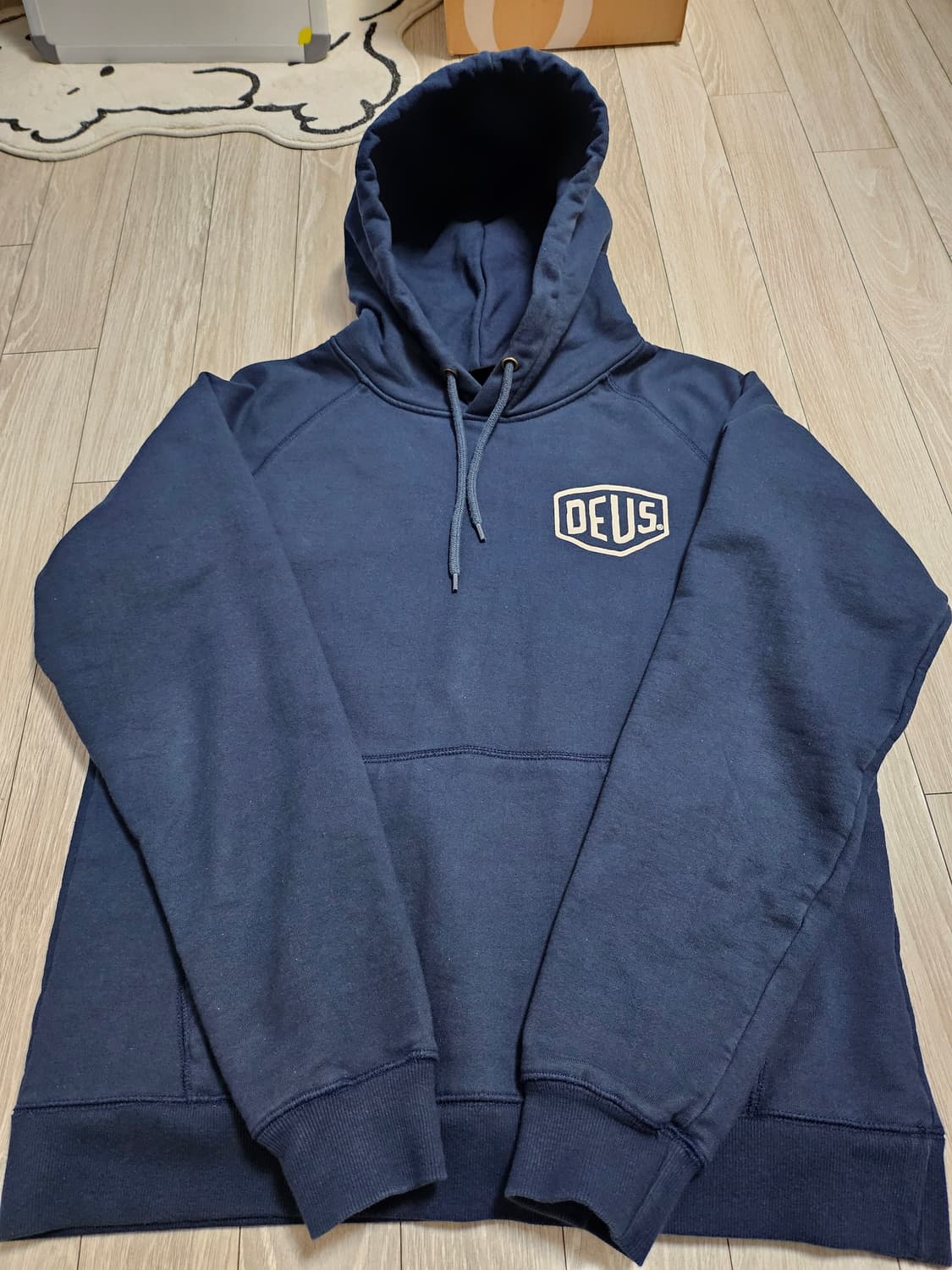 데우스 후드티 네이비 M 상품이미지1