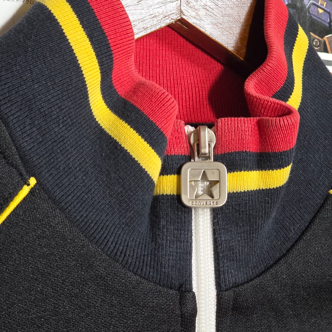 컨버스 블랙 레드 투라인 걸스 져지 상품이미지4