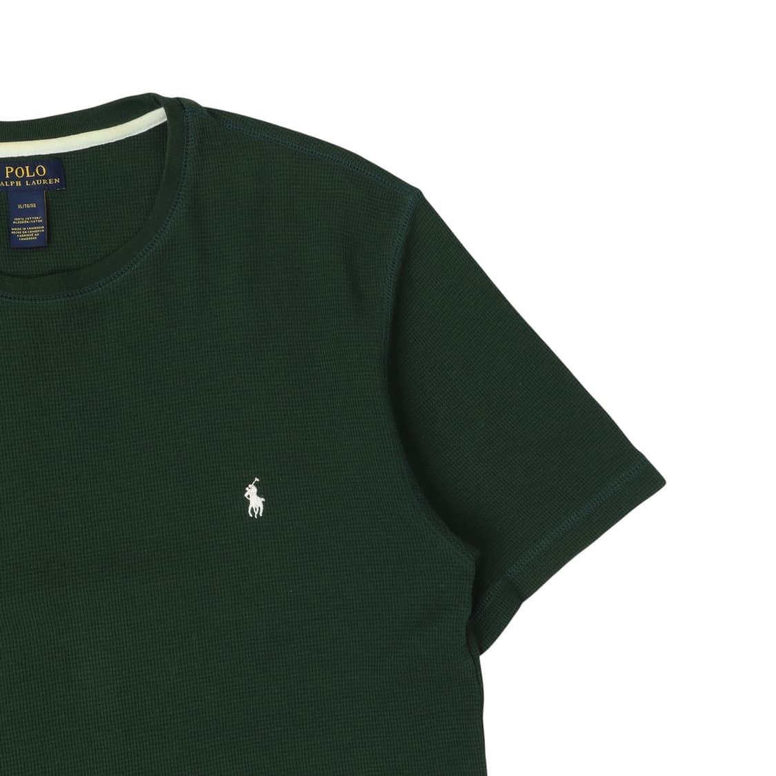 폴로 랄프로렌 그린 와플 하프 티셔츠 상품이미지3