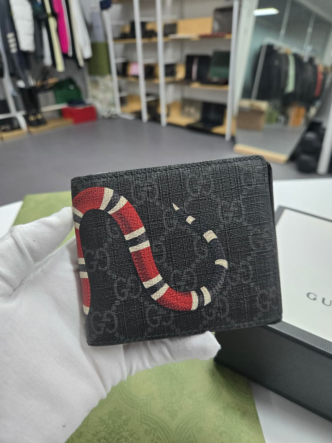 [A급컨디션]구찌 킹스네이크 반지갑 상품이미지2
