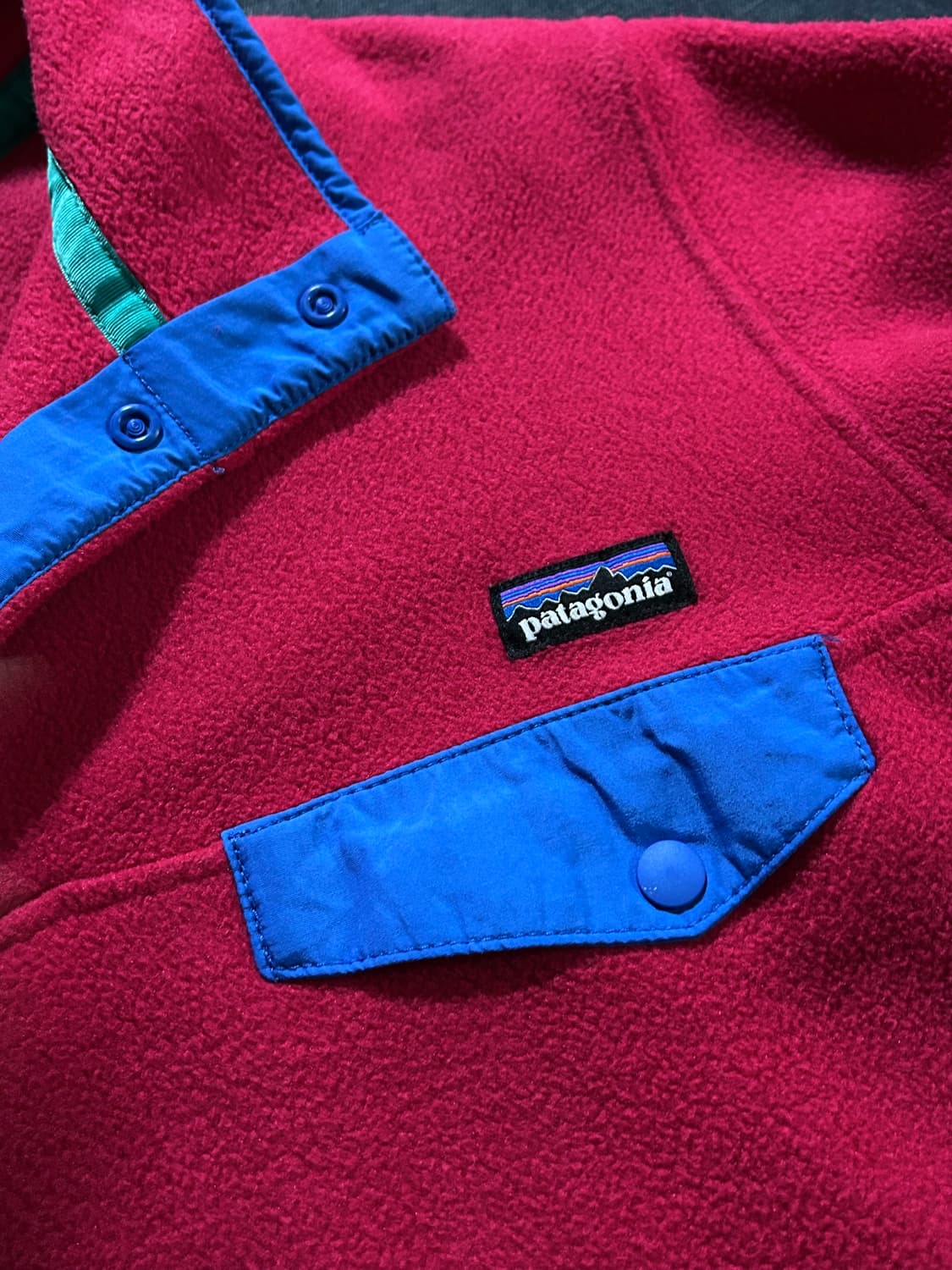 파타고니아 신칠라 풀오버 플리스 스냅티 Made of US Fabric 상품이미지8