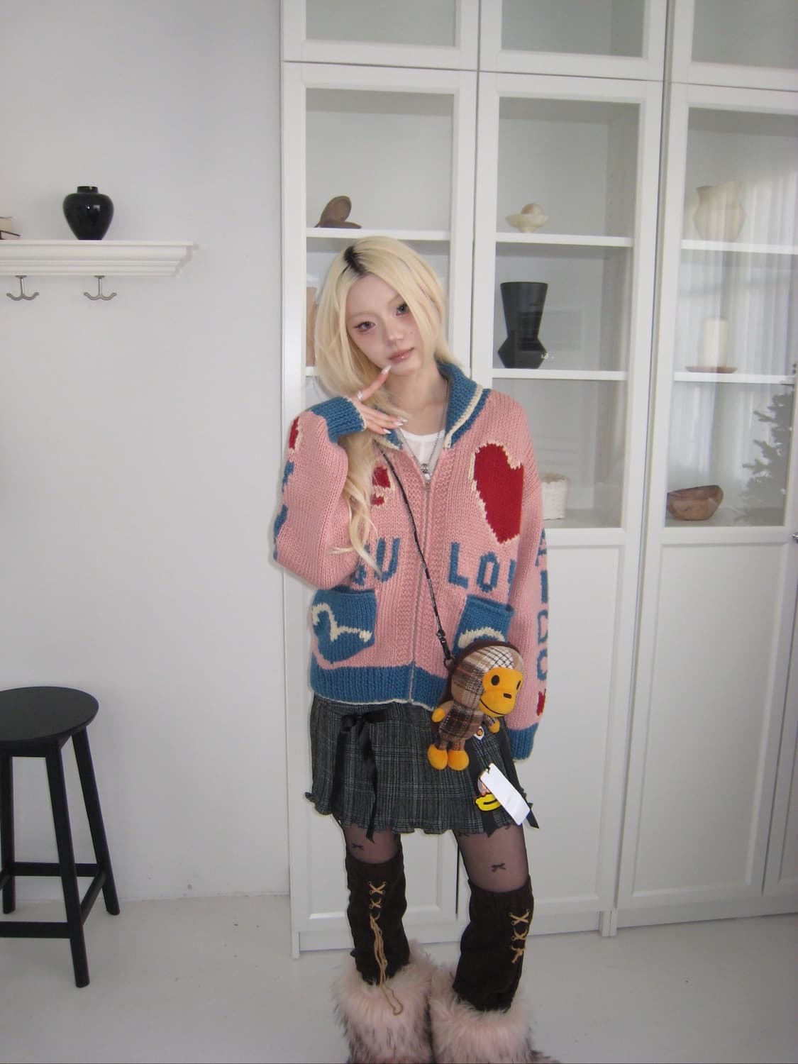 에비수 핑크 하트 코위찬 상품이미지1