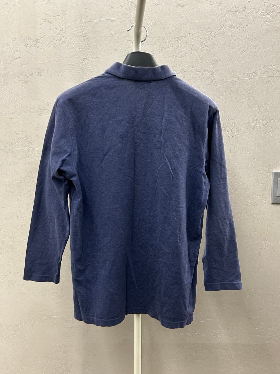 버버리 블랙라벨 네이비 긴팔 폴로셔츠 상품이미지3