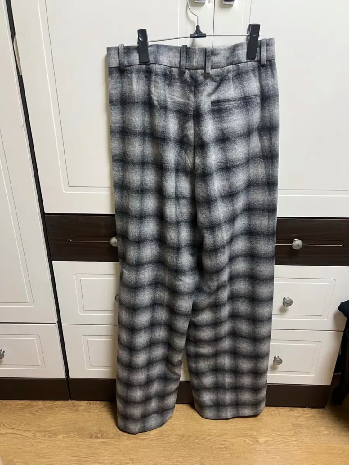 COS/체크 울 트라우저/38 상품이미지4