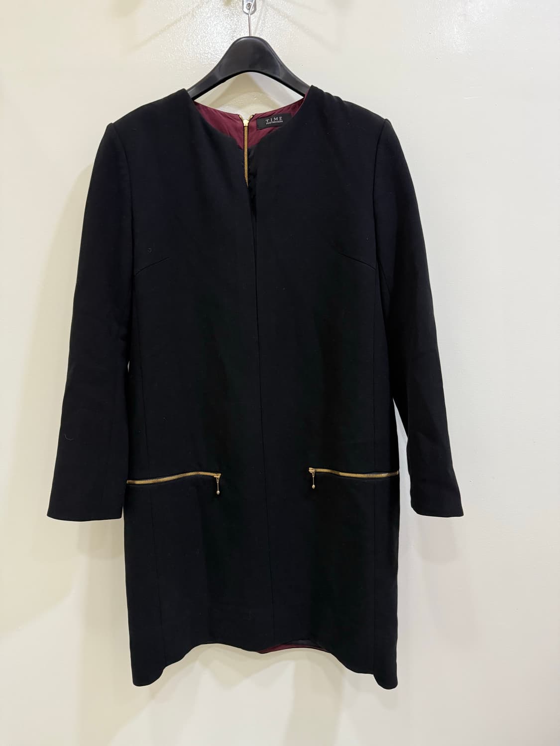 한섬 타임 time 블랙 원피스 정품 상품이미지1