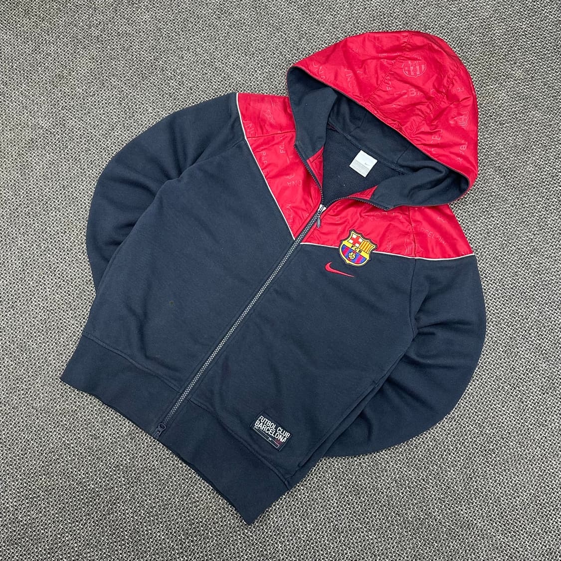 나이키 바르셀로나 05-06 올드스쿨 후드집업 S 상품이미지4
