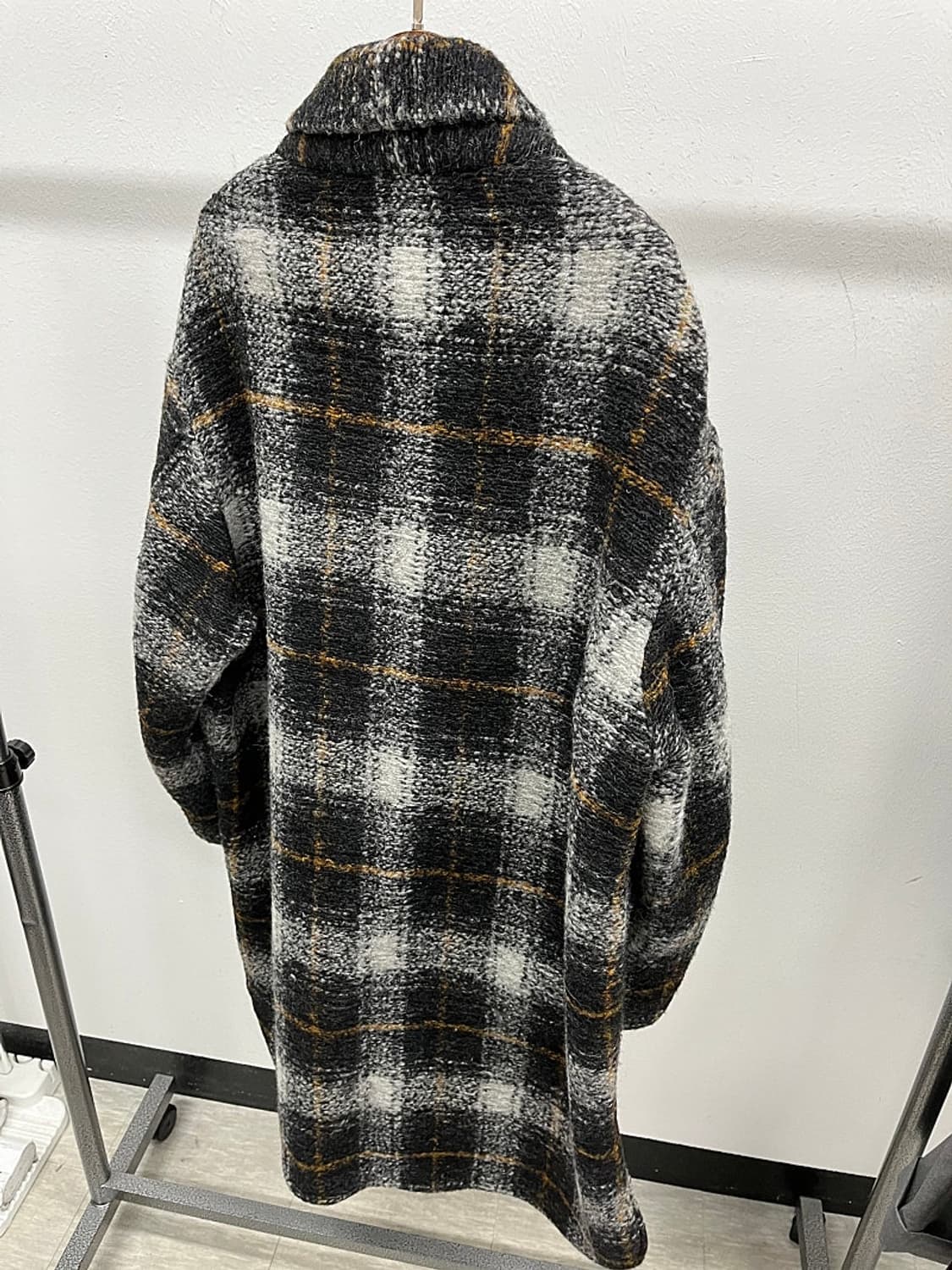 여) 이자벨마랑 가브리엘 체크코트  상품이미지7