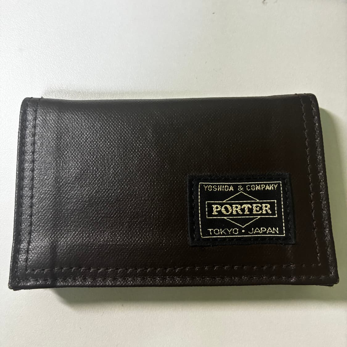 포터 프리 스타일 카드 케이스 브라운 상품이미지1