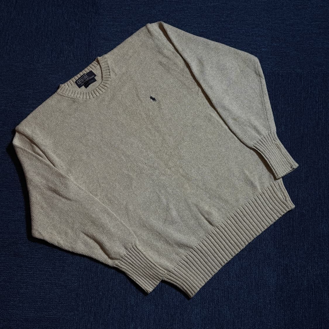 폴로 랄프로렌 베이지 니트 상품이미지1