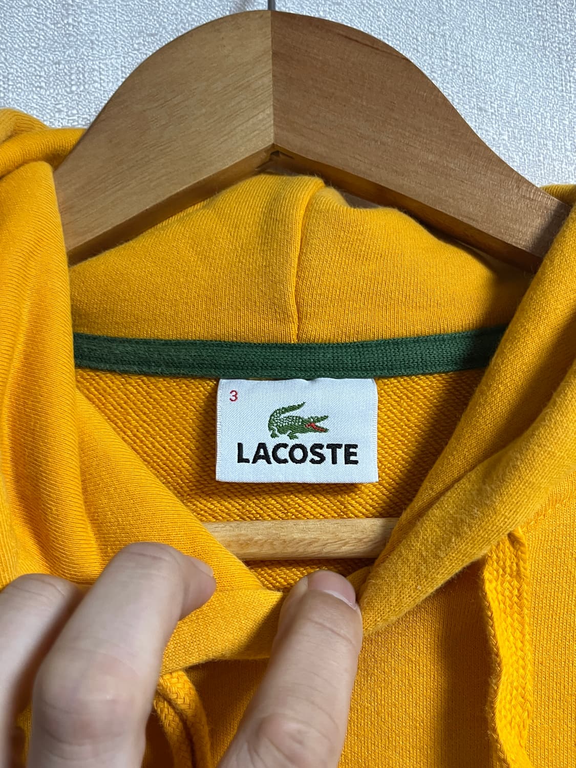 공용 라코스테 빅로고 후드티셔츠 M 상품이미지4