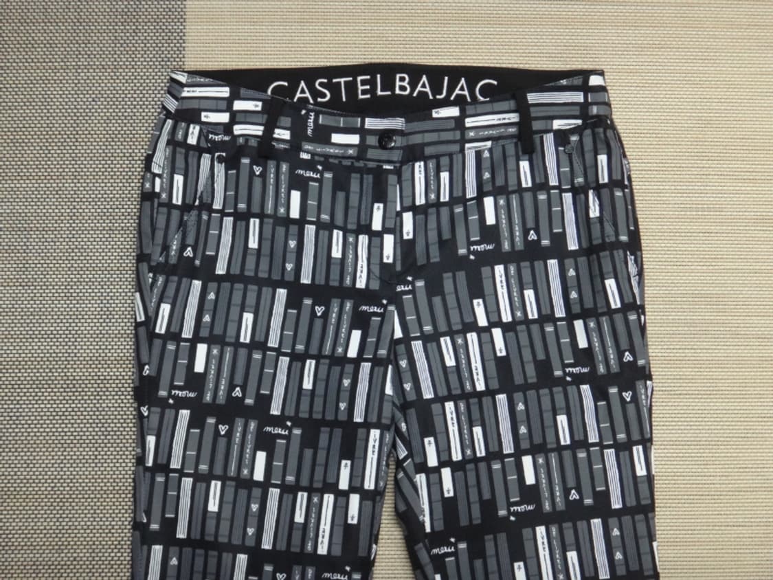 (70cm) 까스텔바작 골프 패턴 여성 춘추용 팬츠 상품이미지4