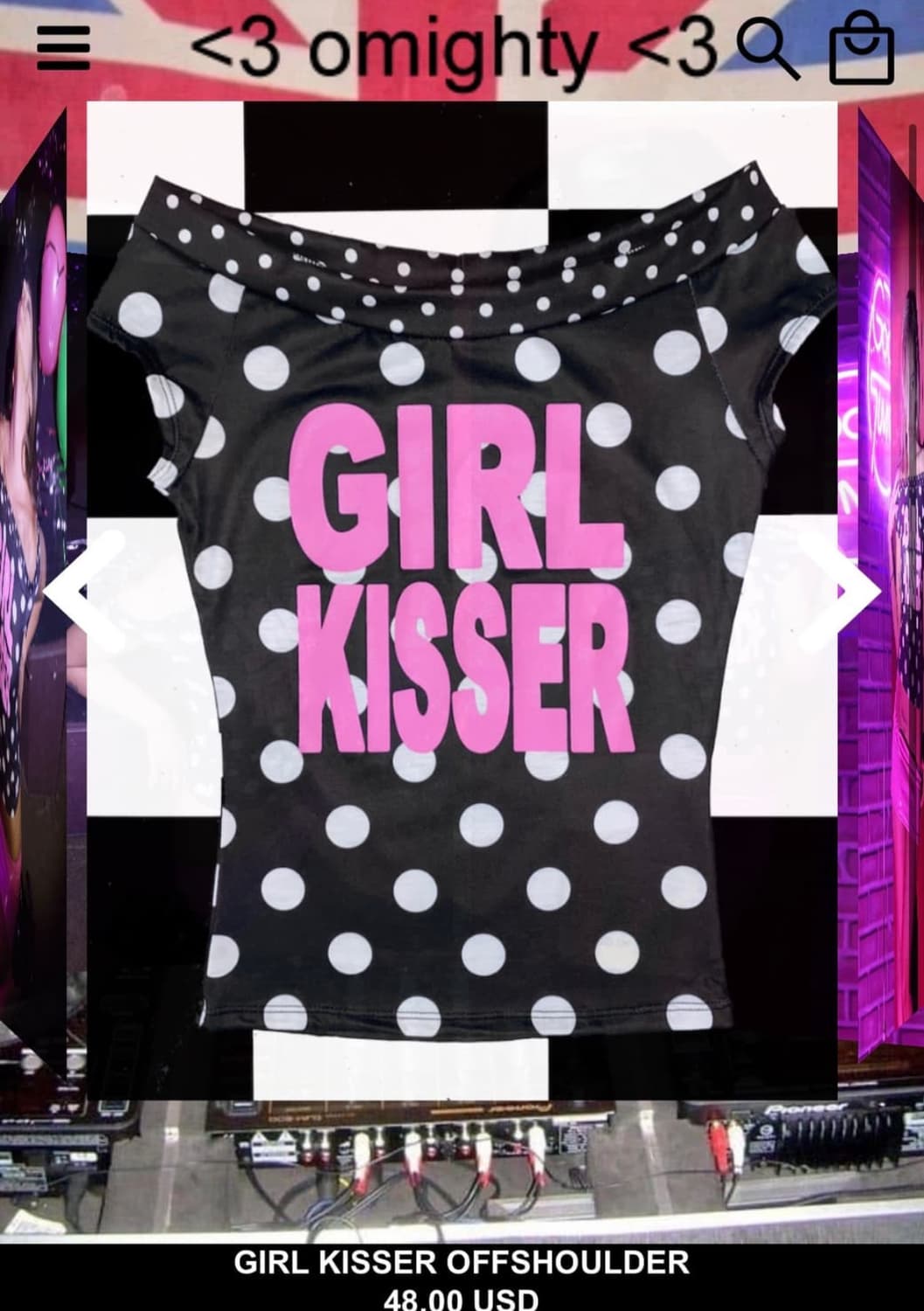 오마이티 걸 키서 도트 탑 상품이미지1