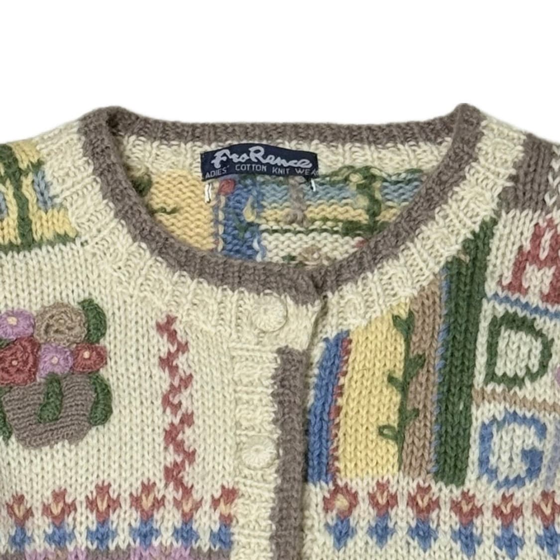 Vintage Jacquard knit cardigan 빈티지 자카드 상품이미지2