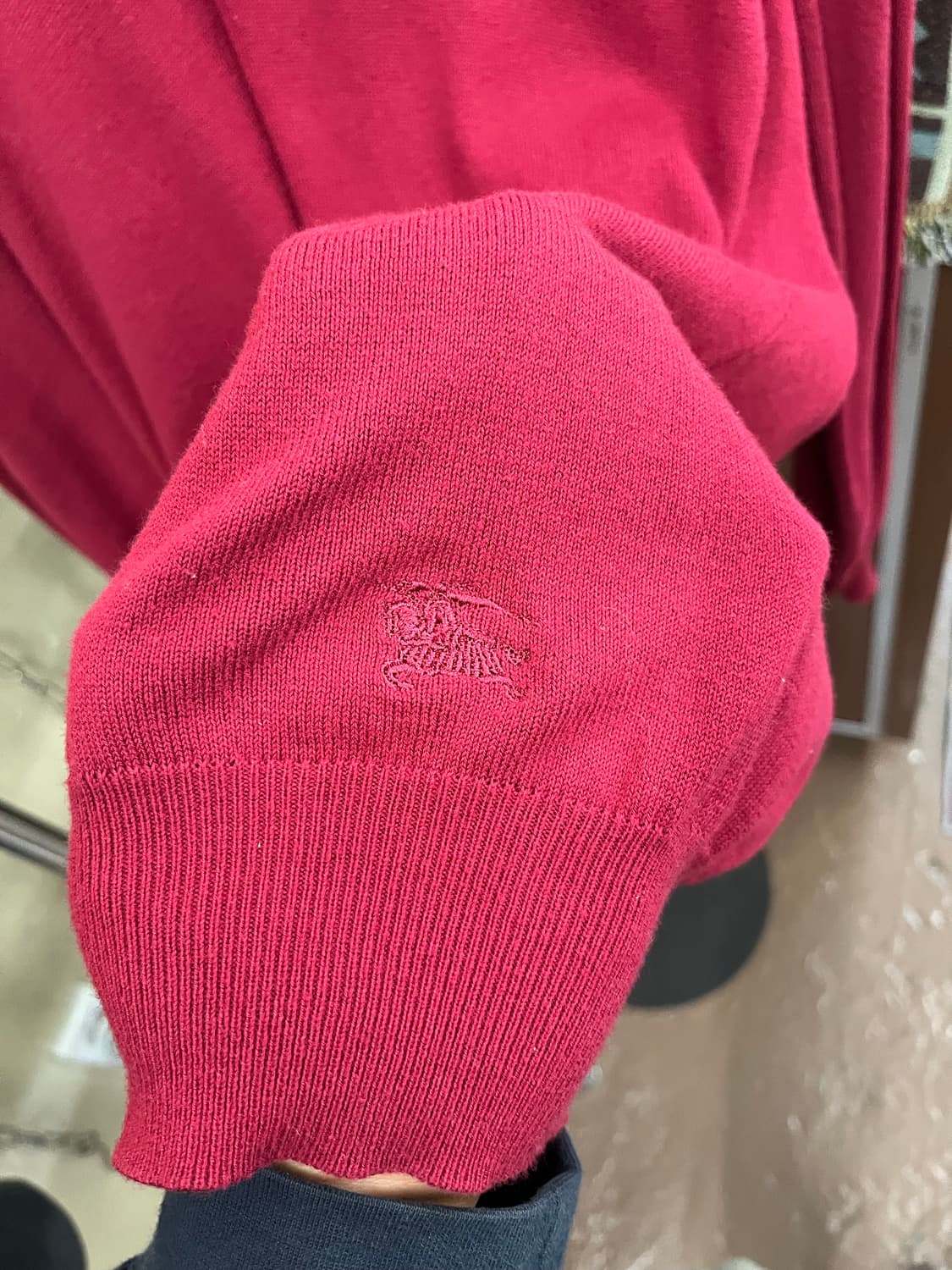 버버리 브이넥 니트 #csz760 상품이미지6