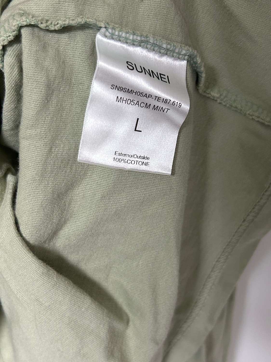 SUNNEI 써네이 로고 긴팔 티셔츠(L) 상품이미지3