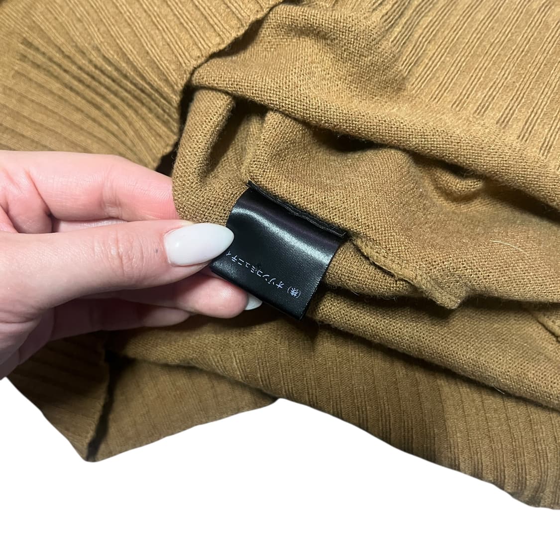 히스테릭 글래머 브라운 퍽 베어 크루넥 니트 상품이미지4