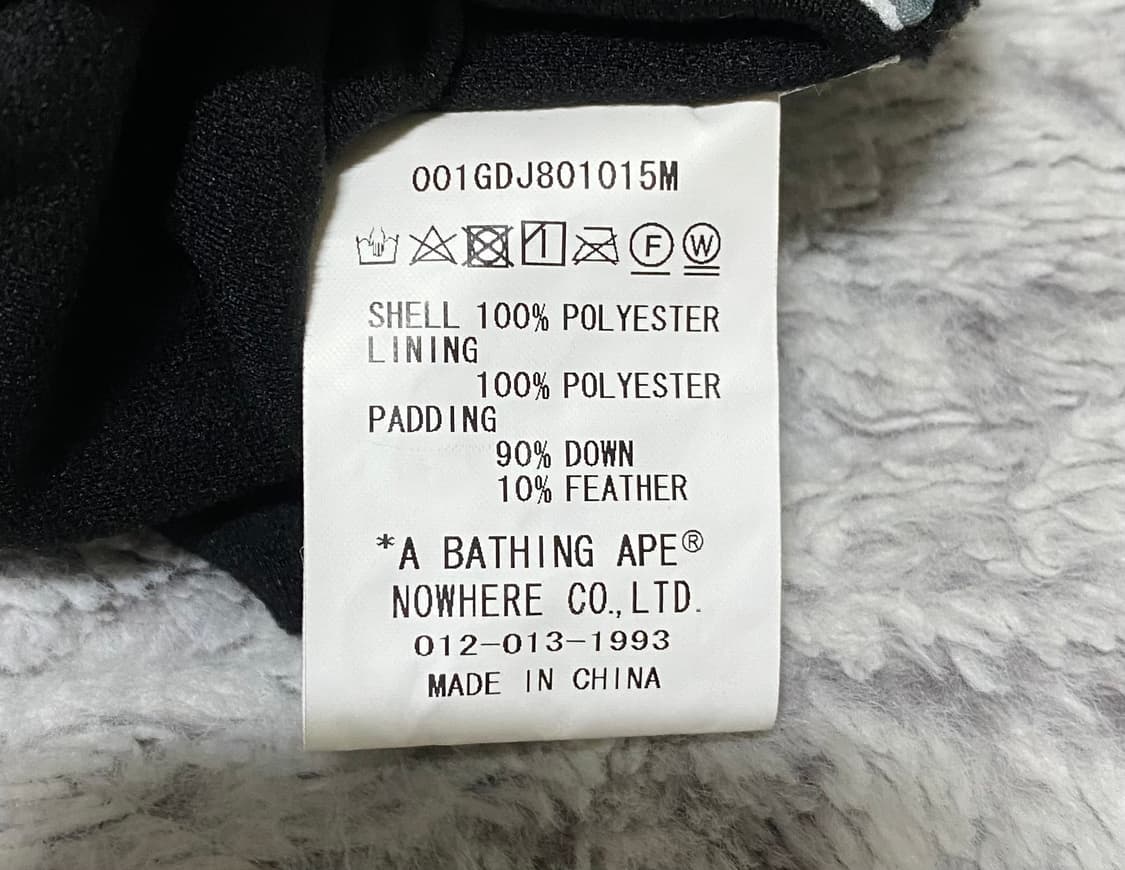 [OS] 베이프 ABC 카모 포켓 플리스 머플러 그레이 상품이미지5