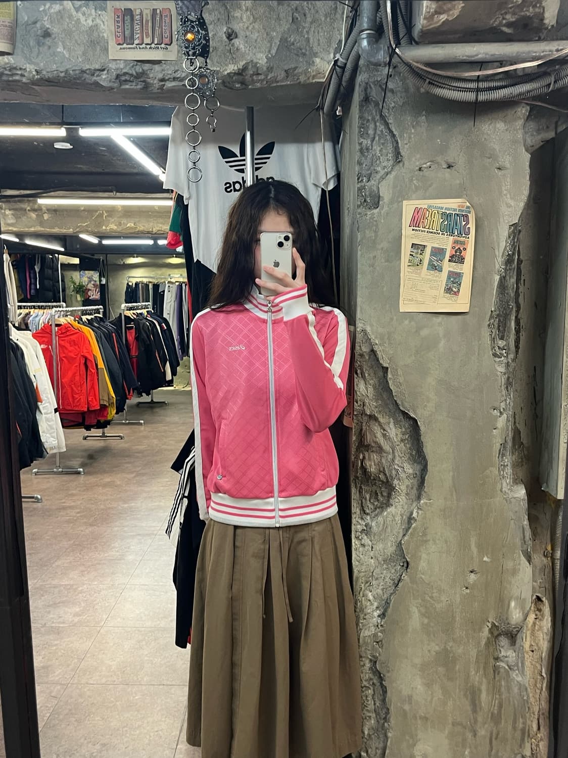 아식스 져지 핑크 95 #csz2077 상품이미지2