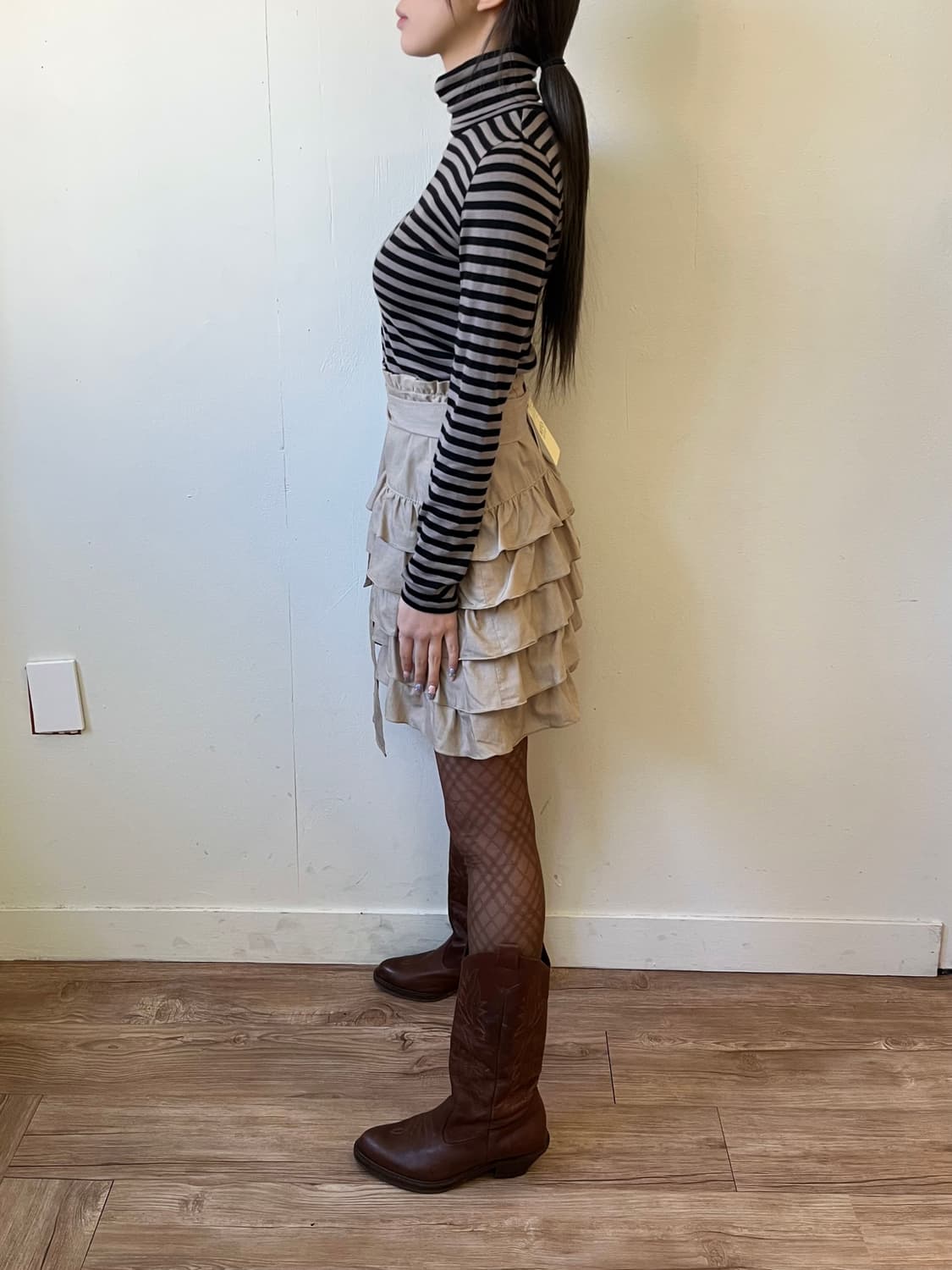 MEO 로브 프릴 스커트 상품이미지8