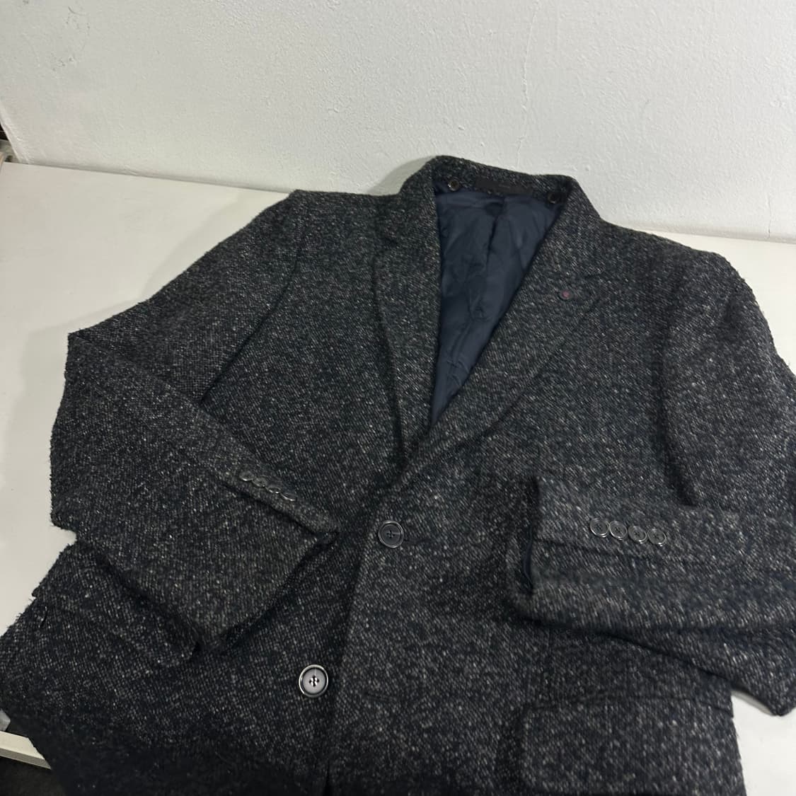 L 지크 SIEG 트위드울 싱글코트 상품이미지2