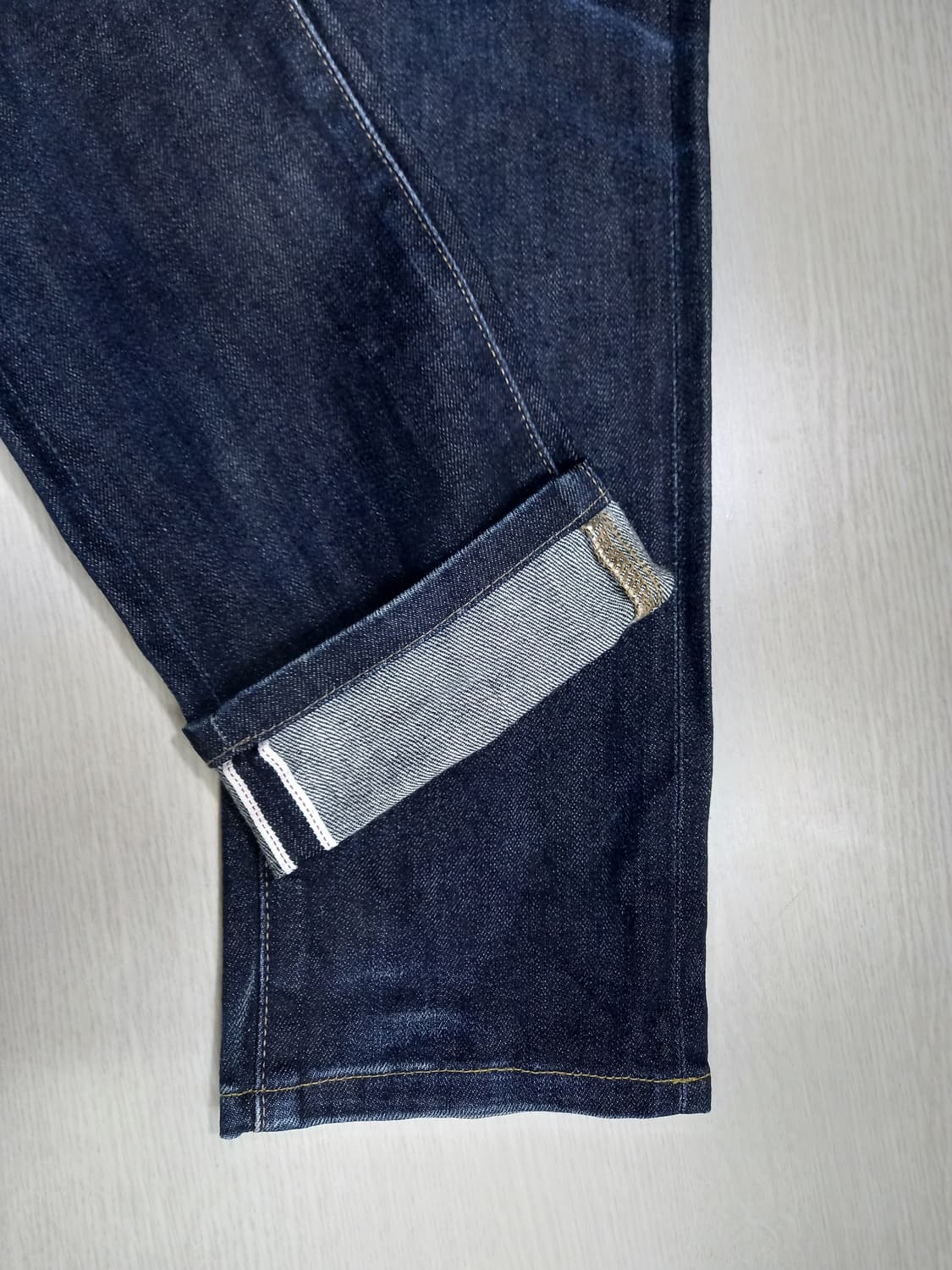 30 유니끌로 셀비지 스판 슬림일자진 진청 30-152 상품이미지5