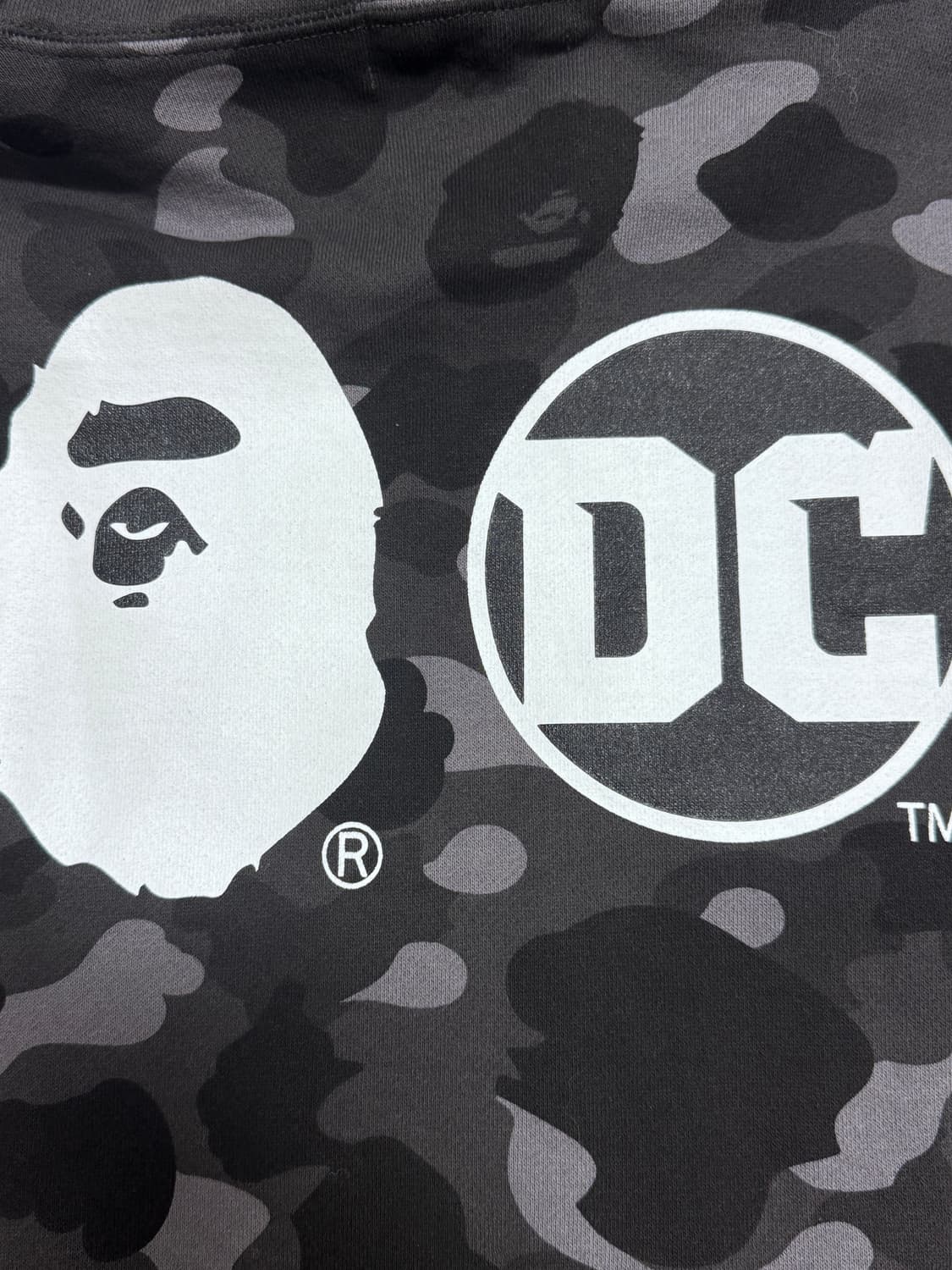 베이프 DC콜라보 흑계 후드티 L 상품이미지4