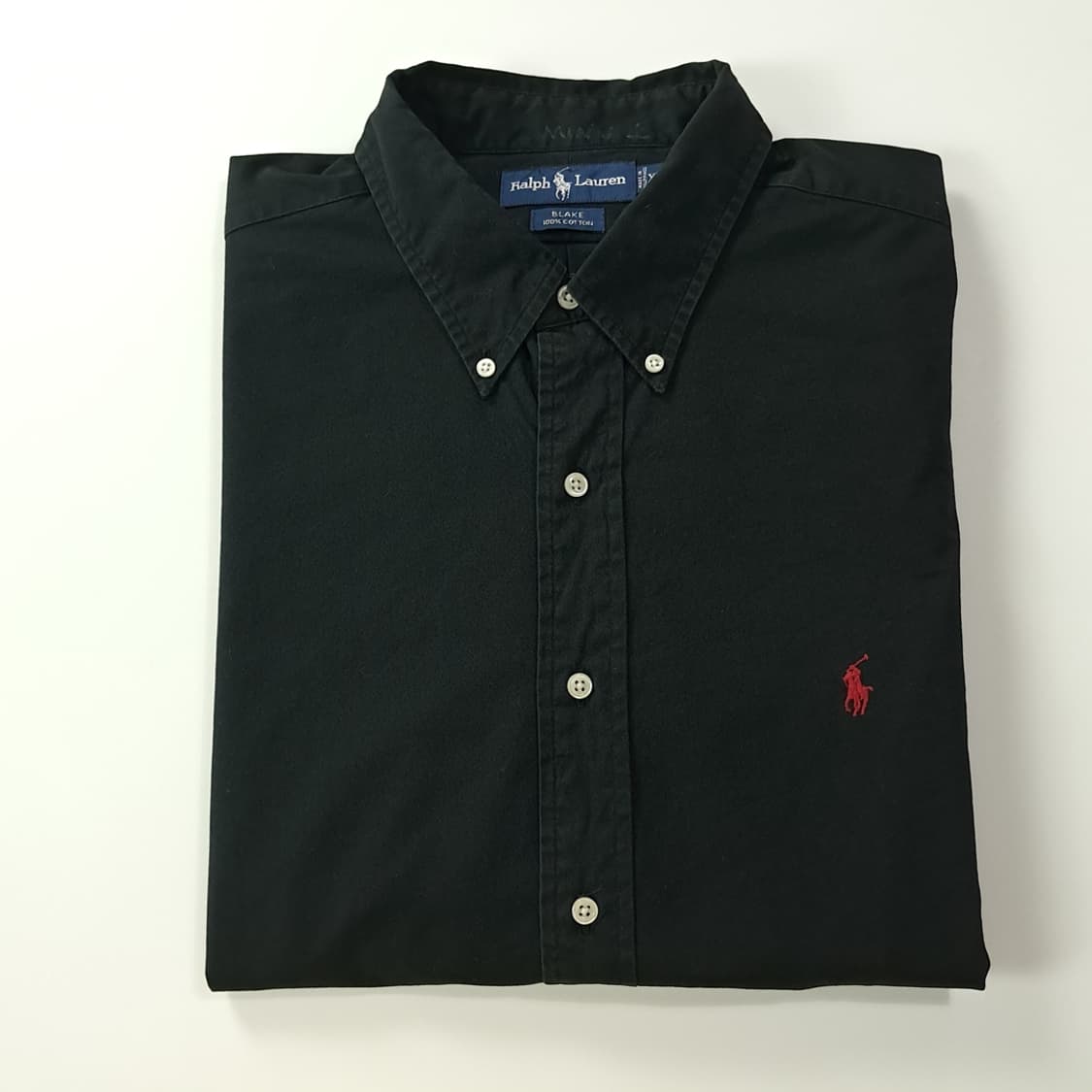 CK391 2XL 폴로 90s 레드포니 블랙 셔츠 남방 상품이미지7