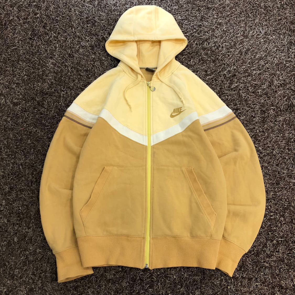 나이키 로고 배색 후드집업 상품이미지1