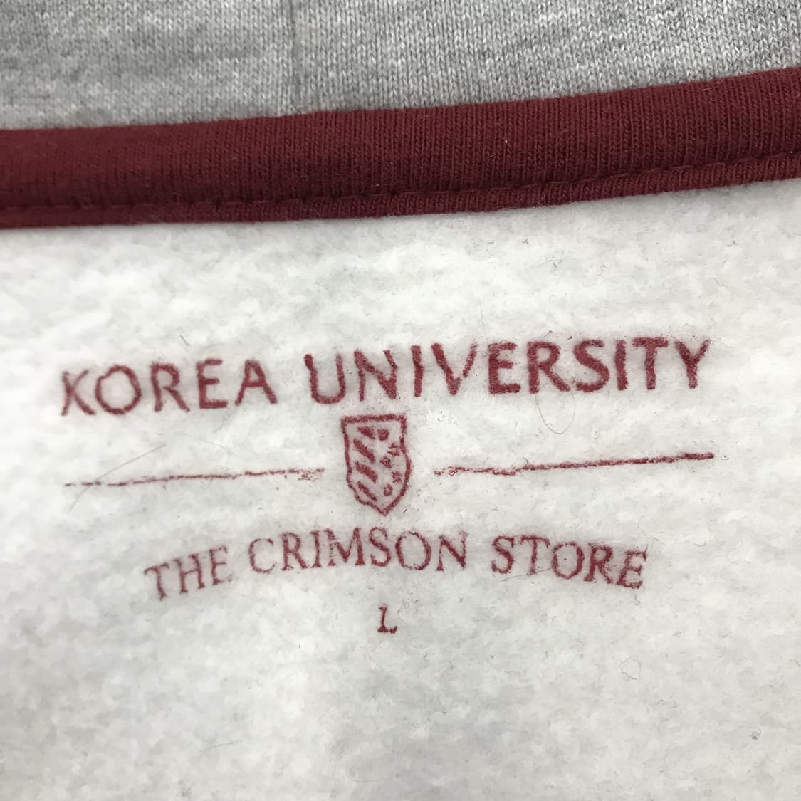 고려대학교 크림슨스토어 정식매장 후드집업 [L] 상품이미지5
