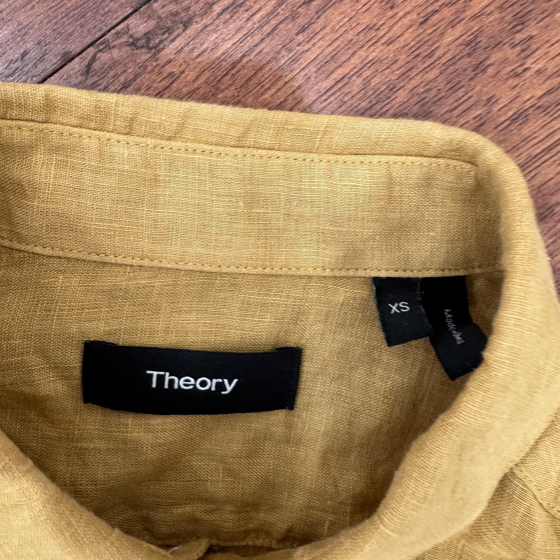 XS(95) Theory 띠어리 린넨 남방 셔츠  상품이미지3