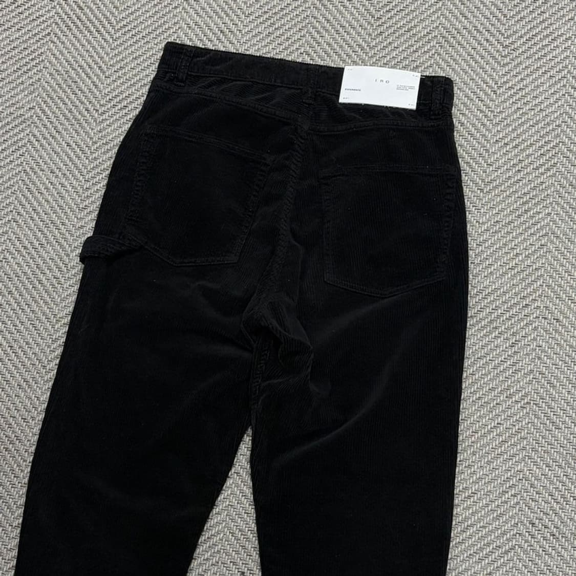 이로 블랙 코듀로이 팬츠 v1489 상품이미지4