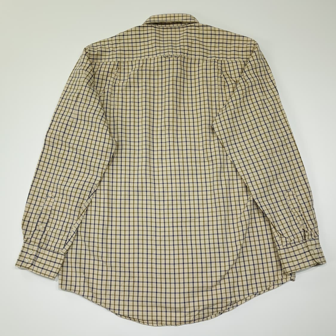 CL299 L 바버 코튼 타터솔체크 베이지 셔츠 남방 상품이미지7
