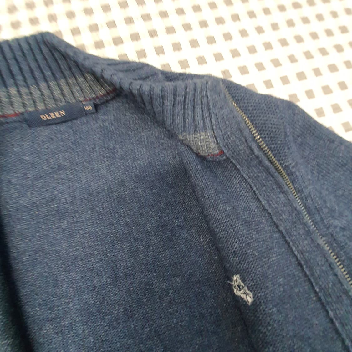 올젠 울 집업 가디건 남자95 상품이미지6