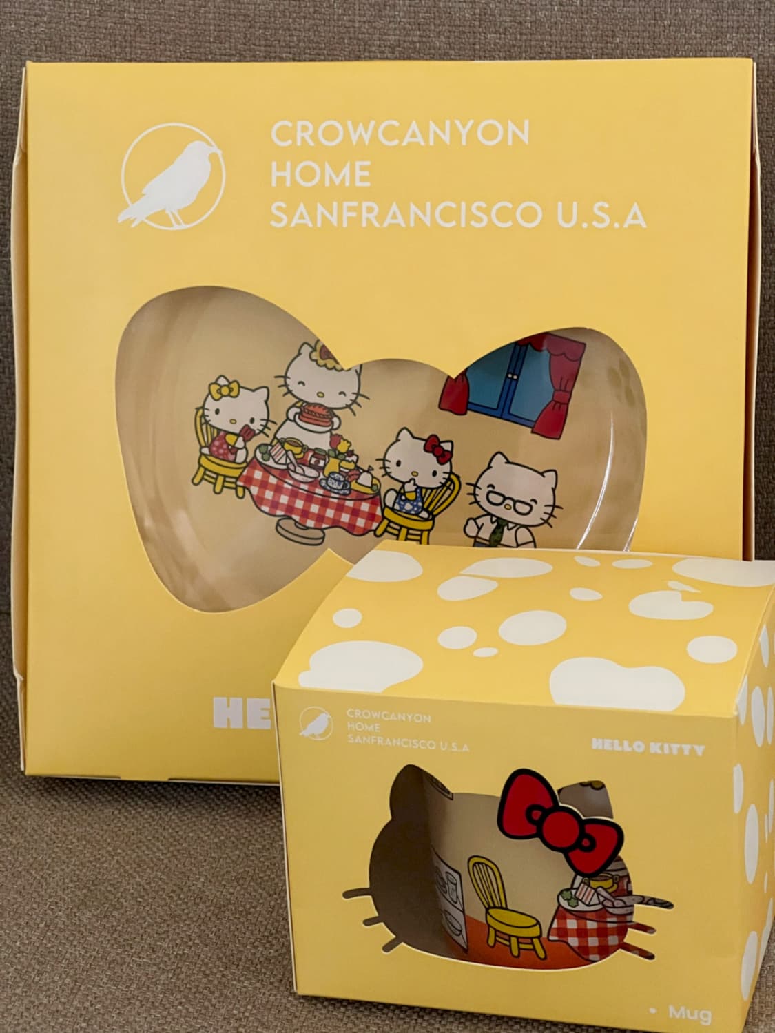 크로우캐년 헬로키티 옐로우 세트 상품이미지1