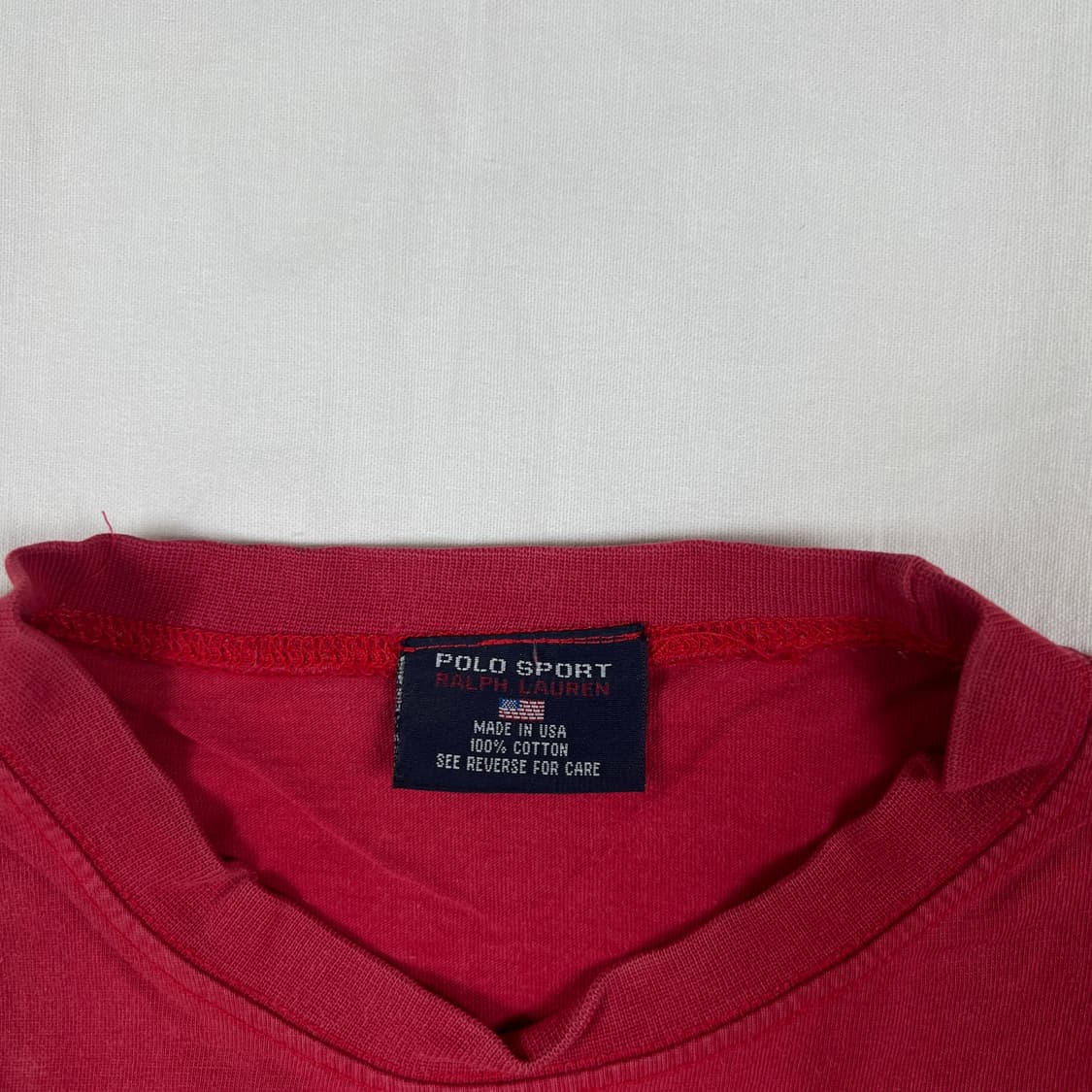 90‘s 폴로스포츠 polo sport 스펠아웃 더블백 반팔티 상품이미지6