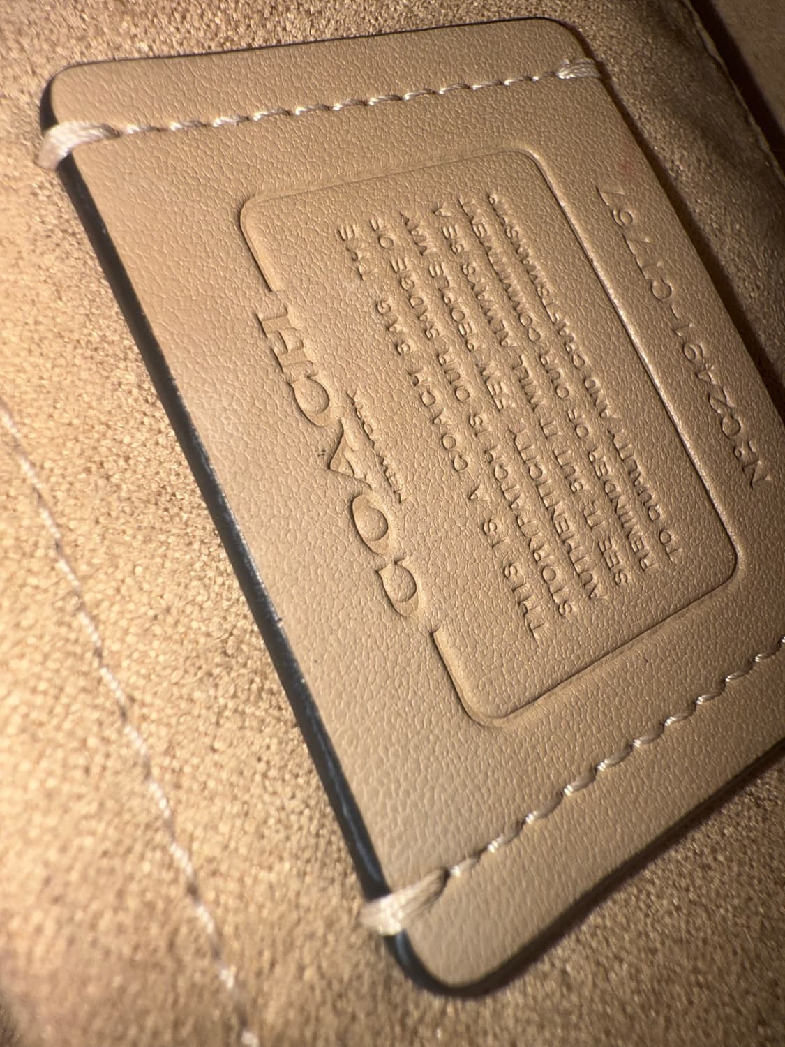 코치 안드레아 스몰 숄더 백 인 시그니처 자카드 상품이미지6