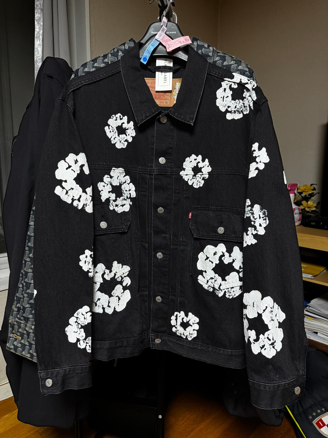 데님티어즈 cotton wreath 데님자켓 상품이미지1