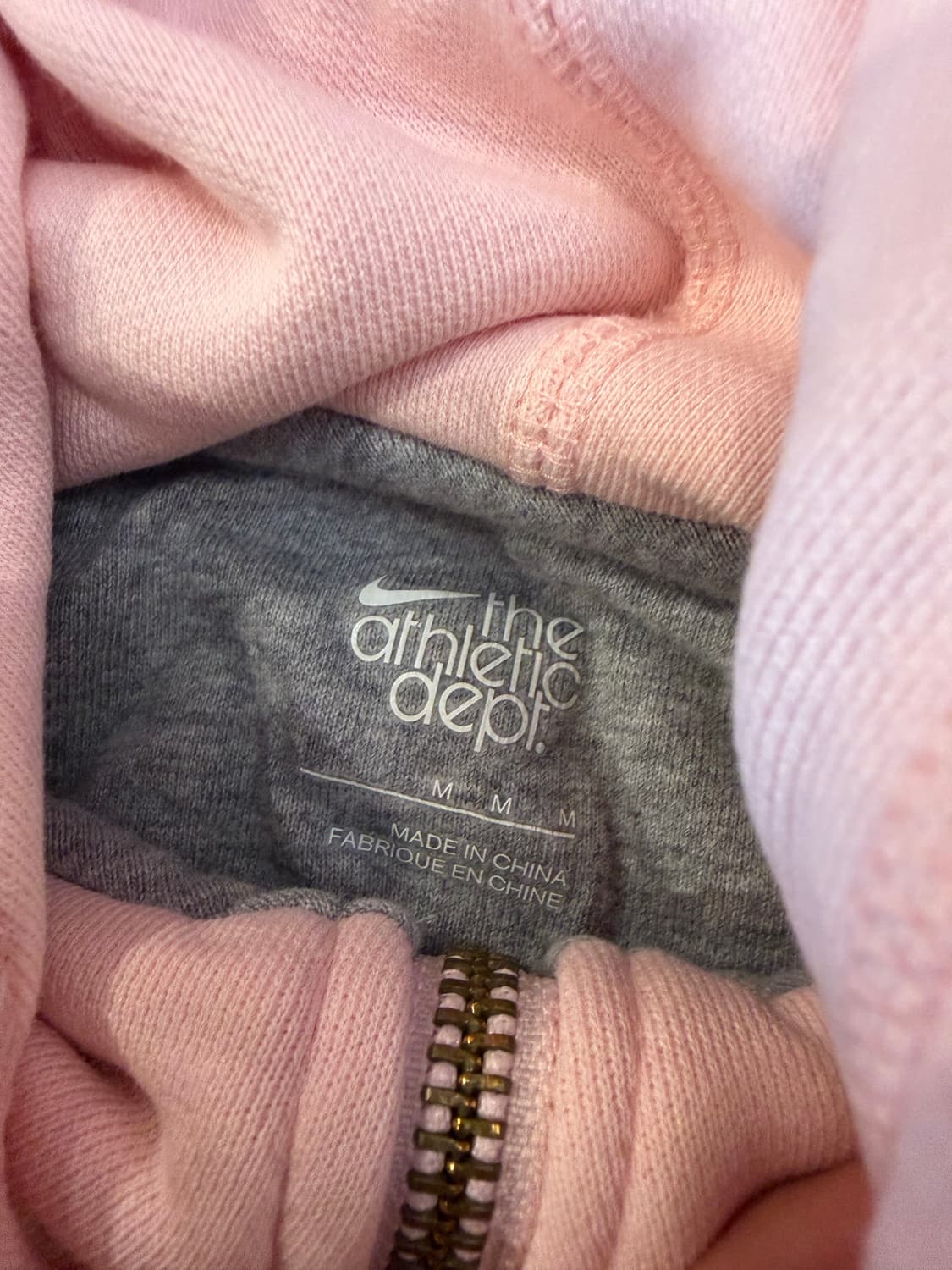 00s 나이키 딸기우유맛 마멜 투웨이 후드집업 베이비 핑크 상품이미지5