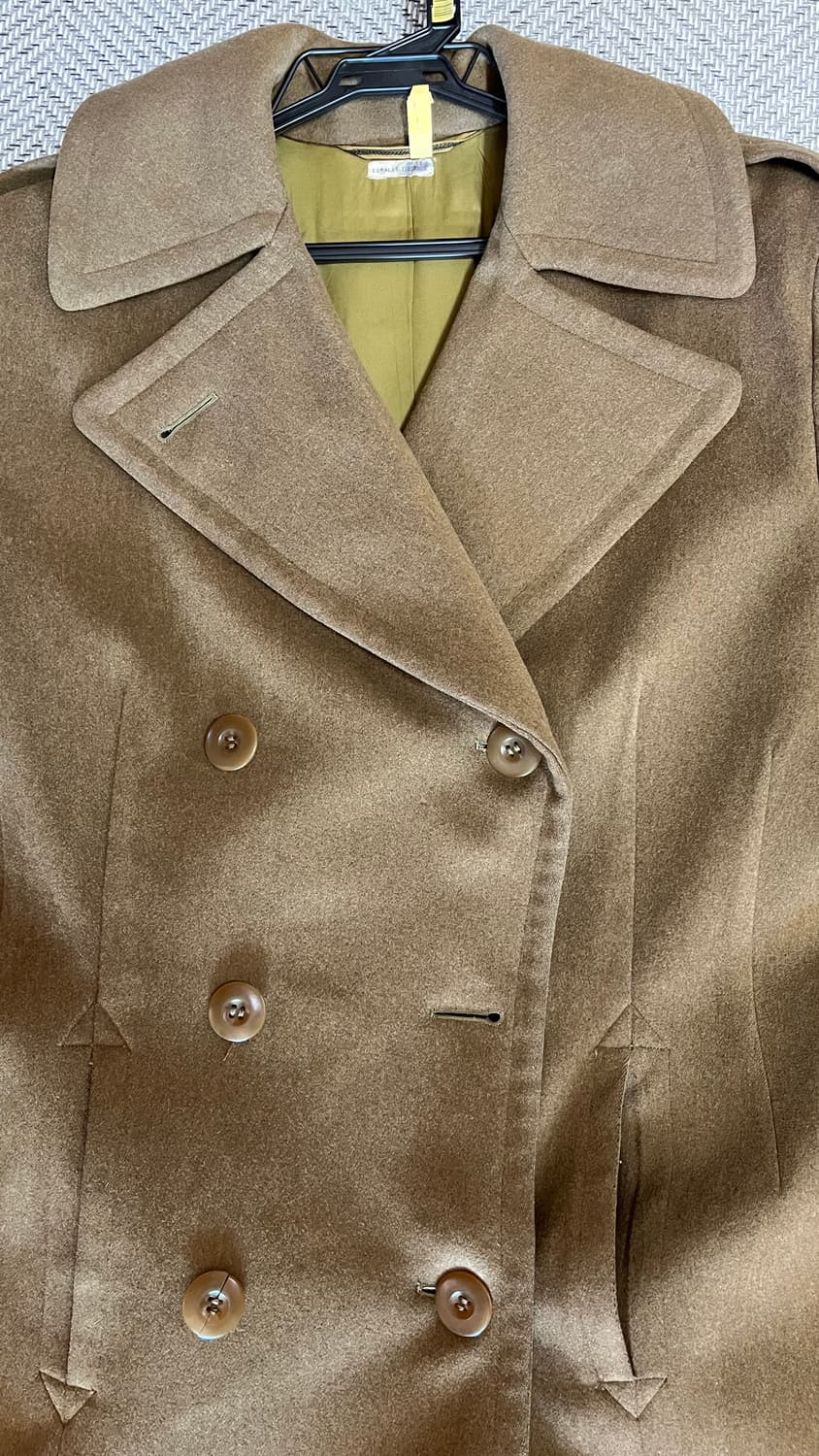 40s 미군 빈티지 더블브레스티드 코트 상품이미지7