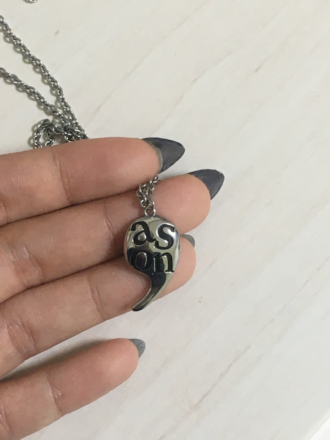 애즈온 목걸이 comma necklace 상품이미지1